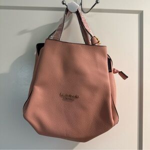 Kate Spade Knot Blush Pink Leather purse NEW medium Dust Bag and long Strap